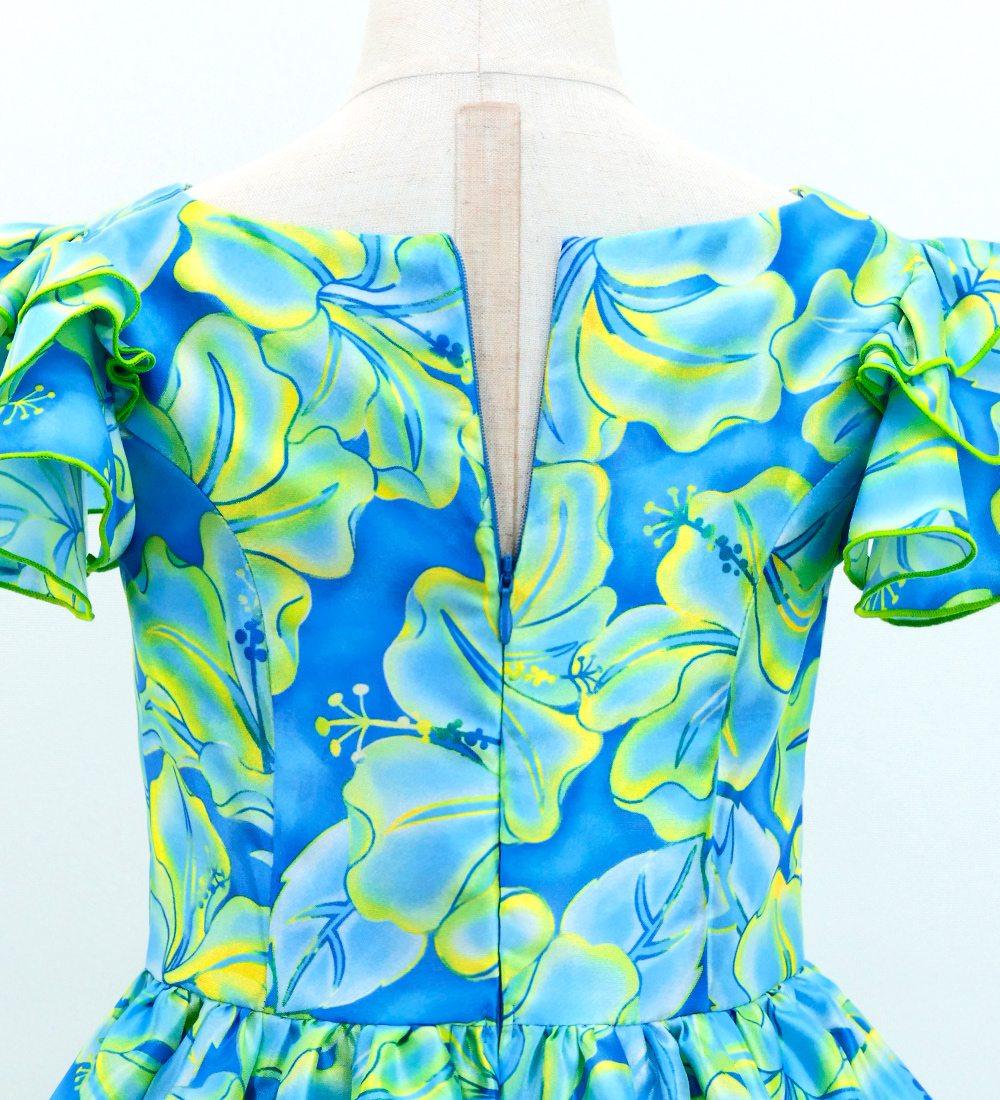 ������ �ڥߥǥ���� �ե�ɥ쥹 3�ʥե�륹�꡼�� �ϥ��ӥ����� �֥롼�ߥ����������꡼�� 120��140������ Jp128blyegr