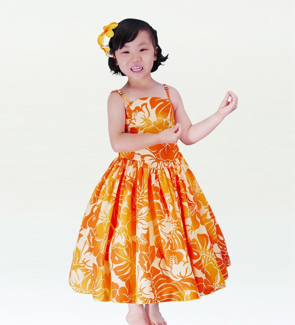 【極美品】Pikake Kai ムームー ドレス フリーサイズ　花柄 極美品】Pikake Kai ムームー ドレス フリーサイズ 花柄