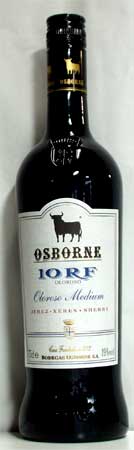 オズボーン 「10ＲＦ」 オロロソ・ミディアム（750ml）