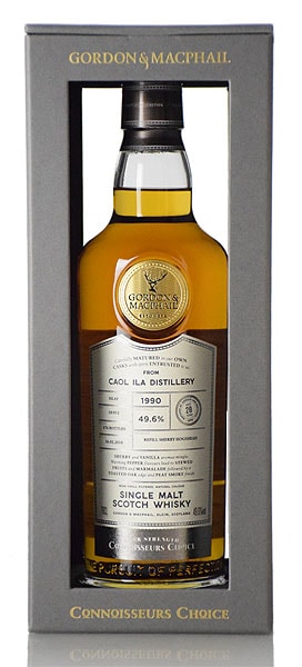 【埠】コニサーズチョイス　カリラ　[1990]　28年　リフィルシェリーホグスヘッド【ゴードン＆マクファイル】