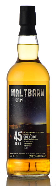 モルトバーン　スペイサイドリージョンモルト　[1973-2017]　45年　シェリーカスク