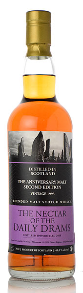 【埠】アニバーサリーモルト [1993]25年 シェリーカスク【ネクター】