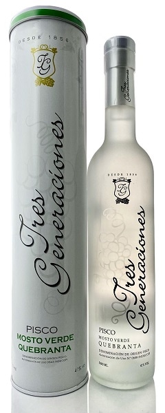 ピスコ・モストヴェルデ・ケブランタ【トレス・ヘネラシオネス】