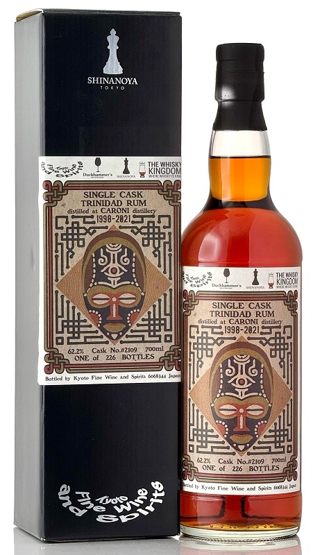 カロニー [1998-2021] 23年 Cask # 2109 for Shinanoya & Wu Dram Clan【Kyoto Fine Wine and Spirits】