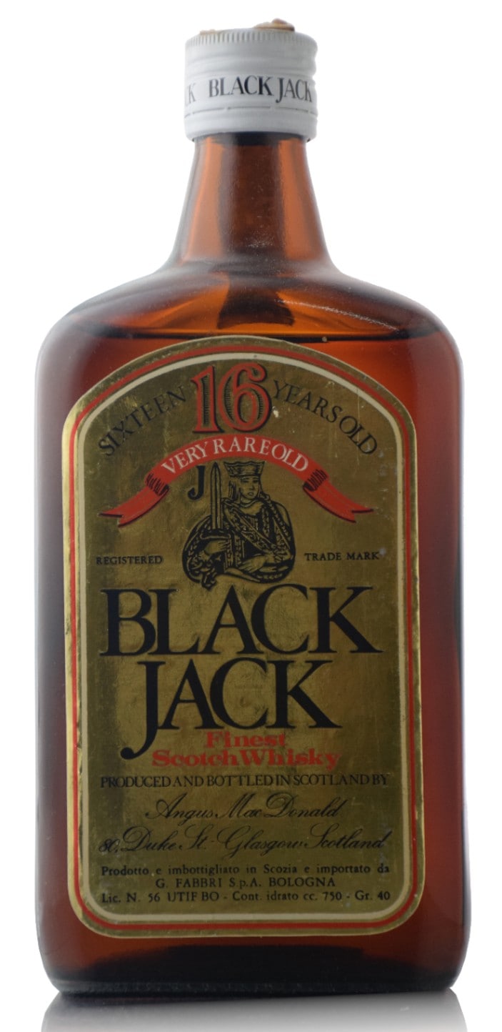 オールドボトル】ブラックジャック 16年 1980年代流通