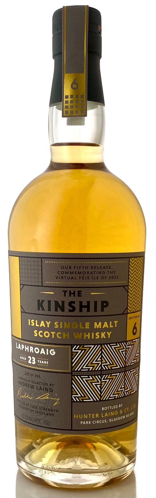 【キンシップ】ラフロイグ　[1997]　23年　for　アイラフェス2021【ハンターレイン】　