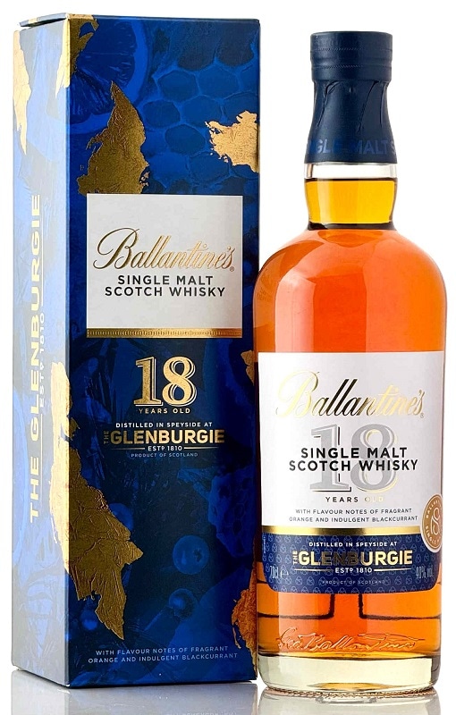 Glenburgie 18 Year Old Single Malt Scotch Whisky - Ballantine's