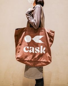 cask キャンバストートバッグ（ナチュラル）