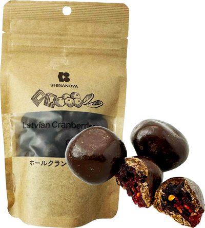 カカオ70％　ホールクランベリーチョコ（100ｇ）信濃屋【20/食品】
