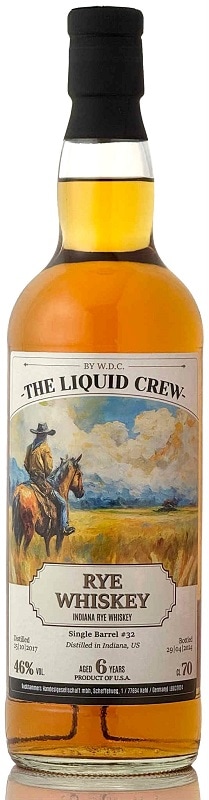 インディアナ ライウイスキー[2017] 6年 for Wu Dram Clan 【Kyoto Fine Wine and Spirits】