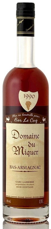 ドメーヌ ドゥ ミキュエール[1990] フォルブランシュ for Bar Le Coq【Kyoto Fine Wine and Spirits】