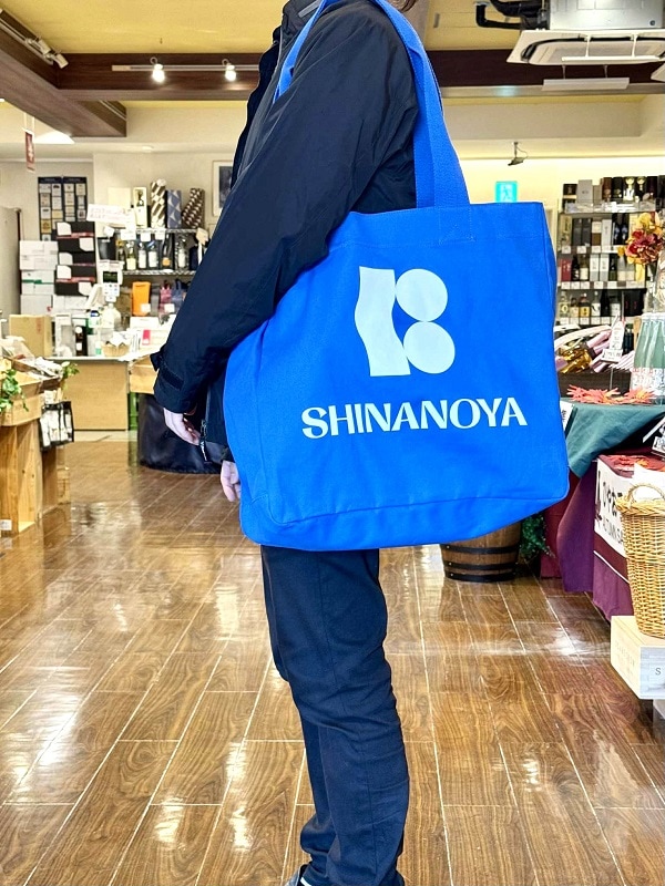 SHINANOYA　オリジナルトートバッグ（ブルー）