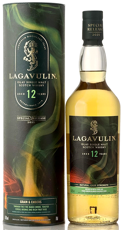 ラガヴーリン 12年 -グレイン＆エンバーズ-【ディアジオ 2025