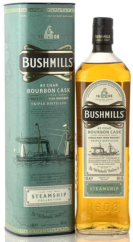 ブッシュミルズ　バーボンカスク　スチームシップ（1,000ml/並行）
