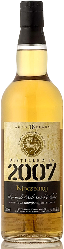 ボウモア[2007] 18年 バレル【ゴールド/キングスバリー】