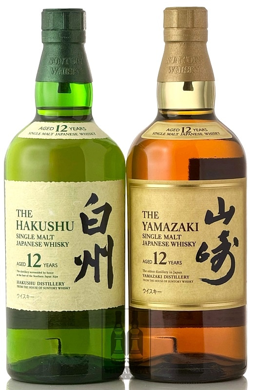 ❨お得!!❩ サントリー ウイスキー 12本セット　今だけオマケ付き!! 山崎12年＆白州12年＆信濃屋オリジナルトートバッグ セット（700ml ×