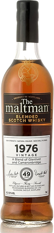 ブレンデッドスコッチウイスキー[1976] 49年【メドウサイド】