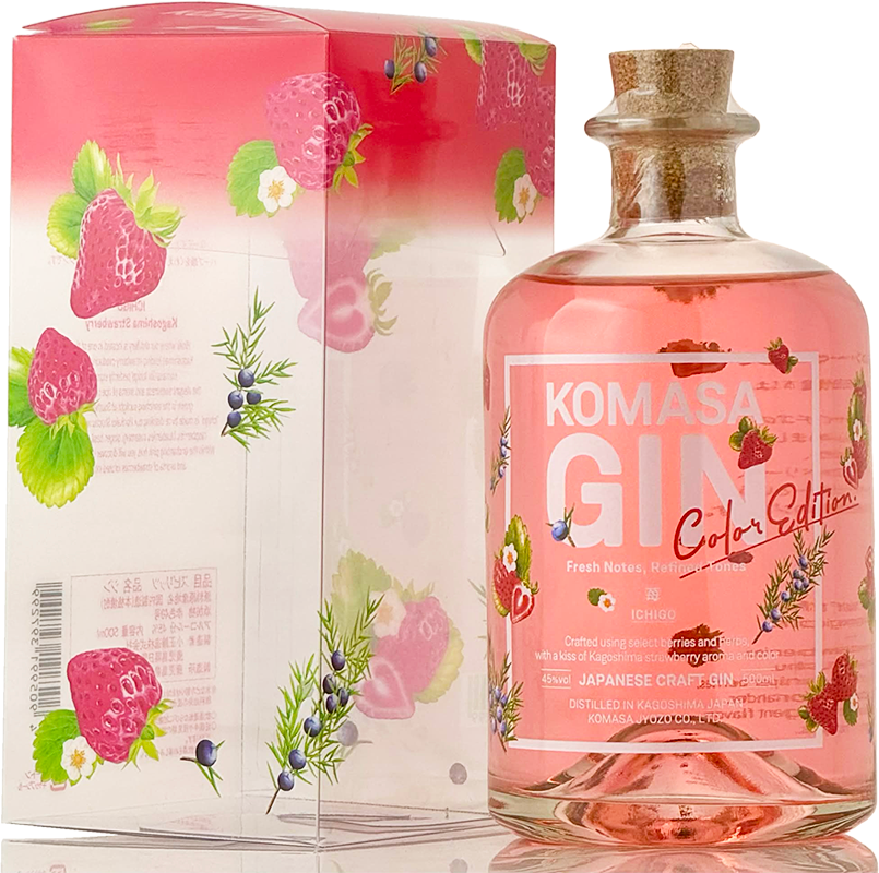 KOMASA GIN　苺 -Color Edition-【小正醸造】