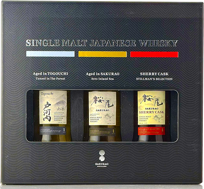 シングルモルト 50ml×3本セット【桜尾蒸留所/サクラオB&D】