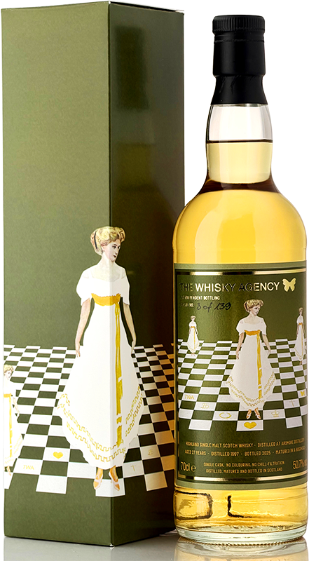 ※空瓶※ カーンモア 1997 ウィスキー アードモア [1997] 27年 ホグスヘッド【THE WHISKY AGENCY】
