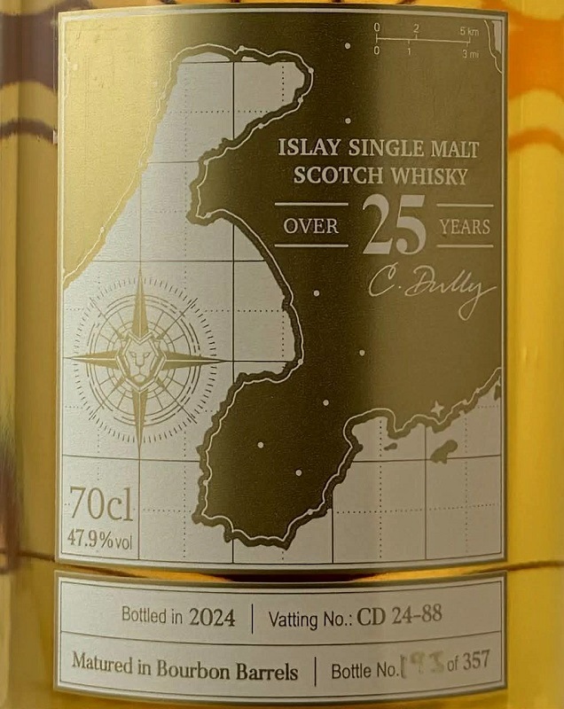 アイラ シングルモルト オーバー25年 ホグスヘッド【C.ダリー】