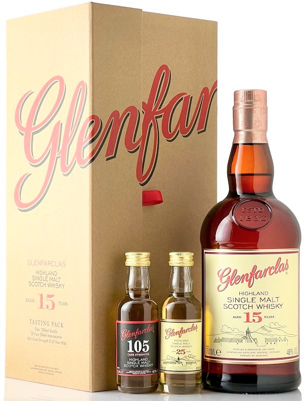 Glenfarclas Scotch 15年・105・25年 3本セット Glenfarclas Scotch 15年・105・25年 3本セット
