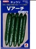 キュウリ　タキイ交配　　Ｖアーチ　　タキイ種苗のキュウリ種です。