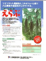 ゴーヤ 種  ヤエ交配　　えらぶ　　 八重農芸のニガウリ（ゴーヤ）品種です。　|ゴーヤ|野菜種　果菜類