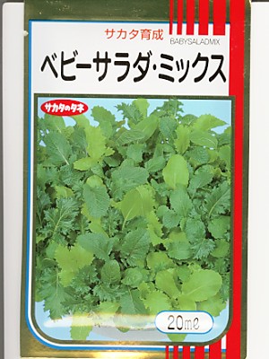 レタス ベビーリーフ サカタ育成 ベビーサラダミックス サカタのタネのベビーサラダの種です Green Depo グリーンデポ