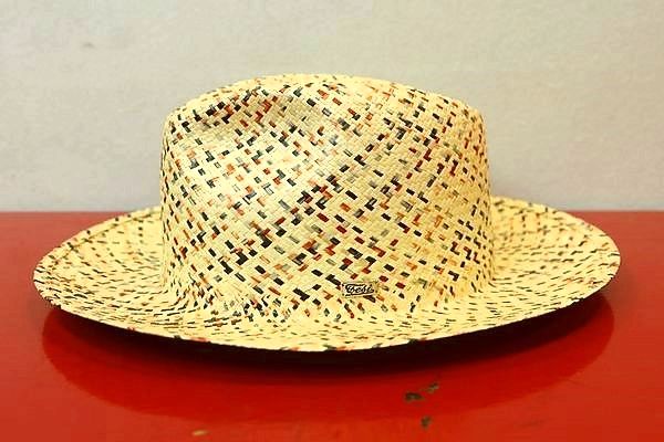 テシ Tesi パナマ帽 キナリ ＬＬサイズ イタリア製 インポート 中折れハット メンズ帽子画像１
