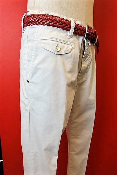 セール５０％ＯＦＦ 春夏アウトレット現品限り品 ラウラフェリーチェ　ストレッチパンツ　ホワイト　メンズ服　Laura Felice画像１