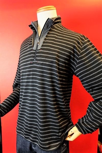 セール６０％ＯＦＦ バラシ　ロングＴシャツ　ブラック　秋冬アウトレット現品限り品 メンズ服　barassi画像１