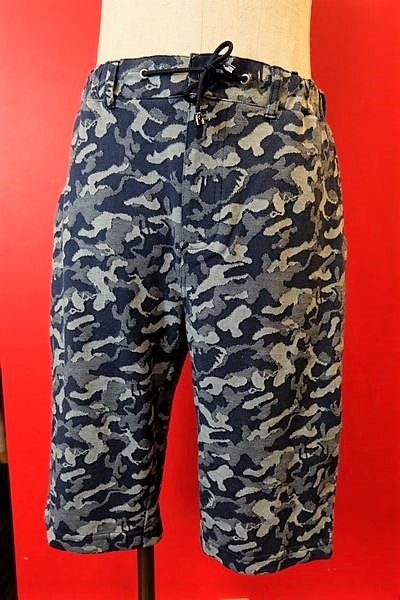 セール６０％ＯＦＦ 春夏アウトレット現品限り品 バラシ　ハーフパンツ　ブルー　メンズ服　barassi画像１