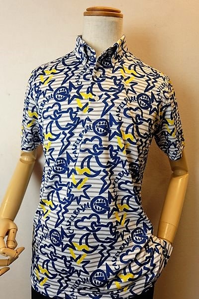 セール５０％ＯＦＦ カステルバジャック 半袖ポロシャツ ホワイト 春夏アウトレット現品限り品 メンズウェア ゴルフ CASTELBAJAC画像１