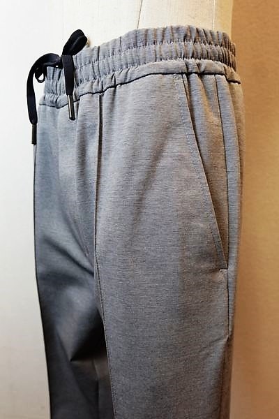セール３０％ＯＦＦ HOSIO オジオ イタリア製カジュアルパンツ グレー 春夏インポート品 イージーパンツ メンズウェア画像１