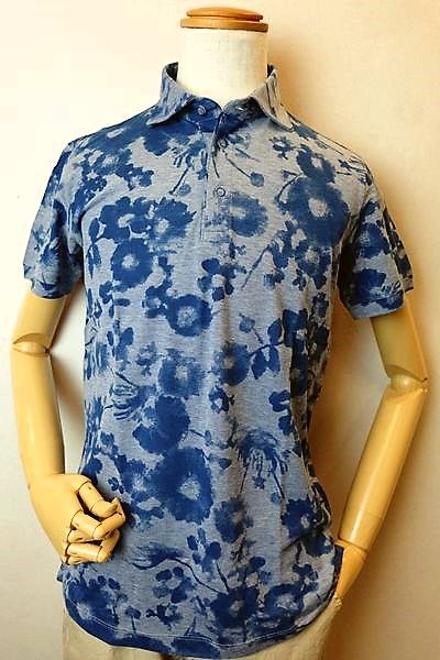 セール３５％ＯＦＦ M＆Y エムアンドワイ 半袖ポロシャツ ブルー 春夏インポート品 イタリア製 メンズウェア画像１