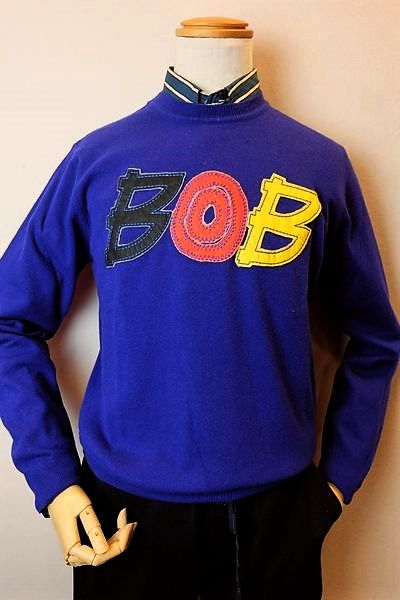 セール３５％ＯＦＦ BOB ボブ セーター パープル 秋冬インポート品 イタリア製 ニット メンズウェア画像１