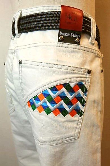 4seasons gallery フォーシーズンギャラリー ジーンズ ホワイト 新作オールシーズン定番品 ストレッチデニム 沼津市 メンズウェア画像１