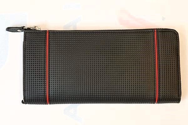 レンクラッド lenkrad ウォレットケース レッド ハニーセル ステアリングレザー 長財布画像１