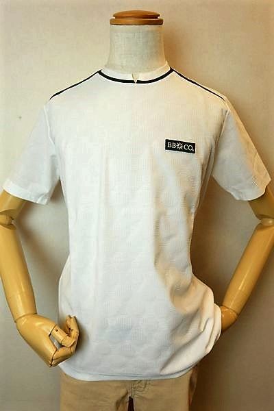 セール50%OFF ビビコ BBCO 半袖Tシャツ ホワイト 春夏アウトレット現品限り品 カットソー メンズウェア画像1
