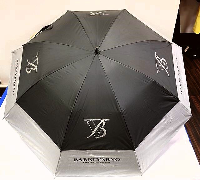 セール30%OFF バーニヴァーノ BARNIVARNO アンブレラ ブラック トランスフォーム傘 日傘 メンズ レディース画像1