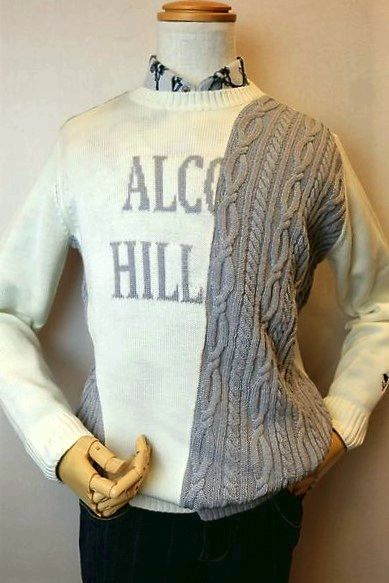 セール５０％ＯＦＦ アルコットヒル Alcott hill セーター オフホワイト 秋冬アウトレット現品限り品 ニット アンジェロ メンズウェア画像１