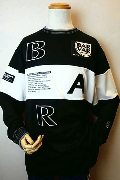 セール３０％ＯＦＦ バーニヴァーノ BARNIVARNO 半袖Ｔシャツ ブラック 春夏新作 カットソー メンズウェア バーニヴァーノ 半額祭の通販