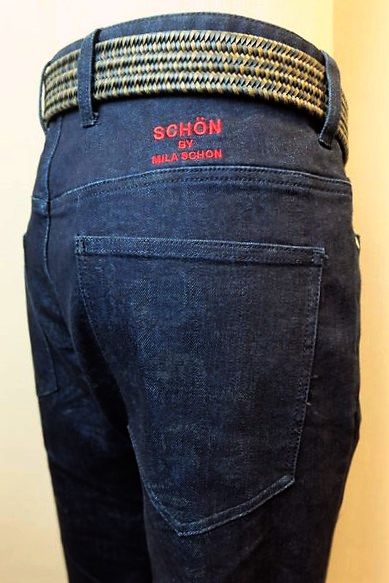 セール５０％ＯＦＦ ショーン・バイ・ミラショーン milaschon ジーンズ ブルー 秋冬アウトレット現品限り品 ストレッチジャージデニム メンズウェア画像１
