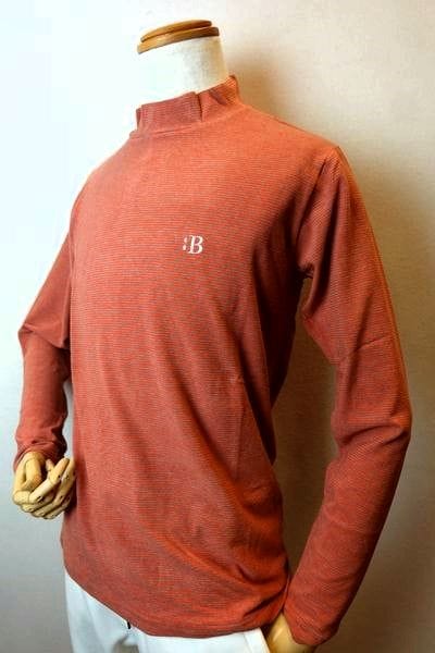 セール50%OFF コードビー CODE:B ハイネック オレンジ 秋冬アウトレット現品限り品 カットソー MIP バラシ メンズウェア画像1