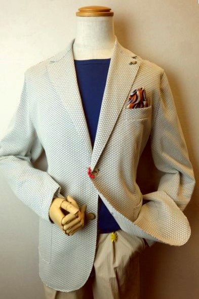 BOB ボブ カットオフジャケット オフホワイト 春夏インポート品 イタリア製 メンズウェア画像1