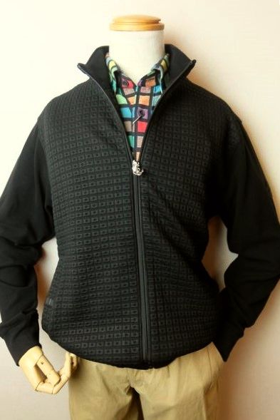 セール50%OFFスペシャルプライス ヴィンチ VINCI ブルゾン ブラック 秋冬新作 カットソー メンズウェア ヴィンチ服画像1