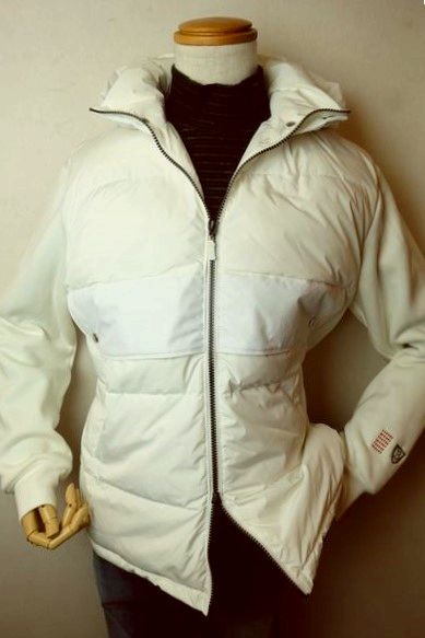 セール３５％ＯＦＦ コードビー CODE:B ダウンジャケット ホワイト 秋冬新作 スウェット バラシ メンズウェア画像１