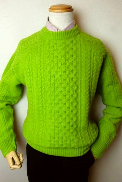 【セール３５％ＯＦＦ】 MANUEL RITZ マニュエルリッツ セーター グリーン 秋冬インポート品 イタリア製 ニット メンズウェア画像１