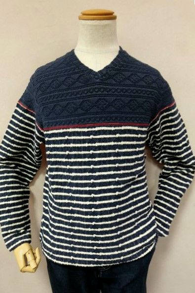 セール５０％ＯＦＦ アルコットヒル Alcott hill ロングＴシャツ ブルー 秋冬新作アウトレット現品限り品 アンジェロ メンズウェア画像１